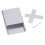 Aluminium Waterproof Junction Box Split Type, Silver, 67x75x16mm 1