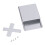 Aluminium Waterproof Junction Box Split Type, Silver, 67x75x16mm 13