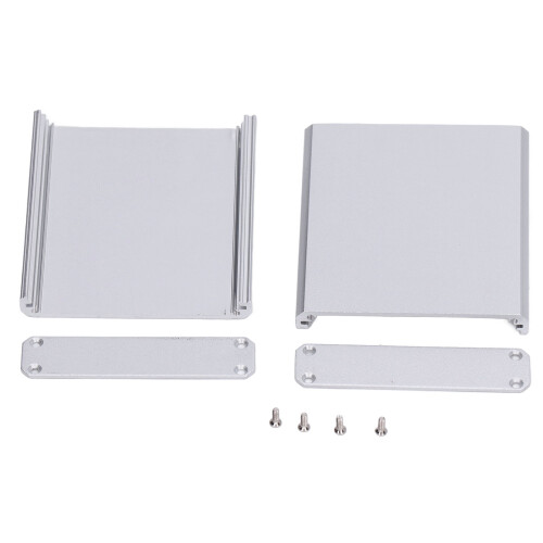 Aluminium Waterproof Junction Box Split Type, Silver, 67x75x16mm 1