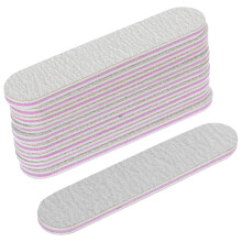 100pcs Mini DoubleSided Nail Files Gray Emery Boards for Manicure Pedicure Grooming