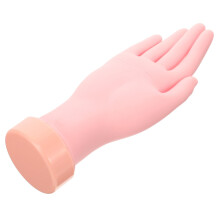 Nail Practice Hand Realistic Flexible Fake Hand for Acrylic and Gel Nail Art Training Beginners