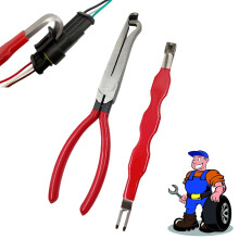 Automotive Terminal Removal Tool Set, DualEnd Precision Tips, Universal Car Wire Harness Extractor