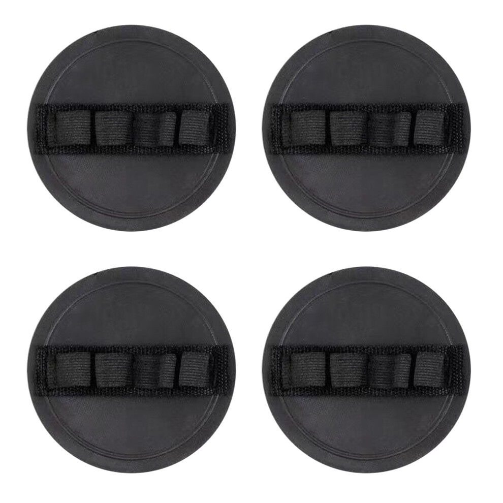 4 Pcs Exfoliating Gloves for Shower, Round Body Scrubbing Gloves for Smooth Skin, Gentle Deep Exfoliation