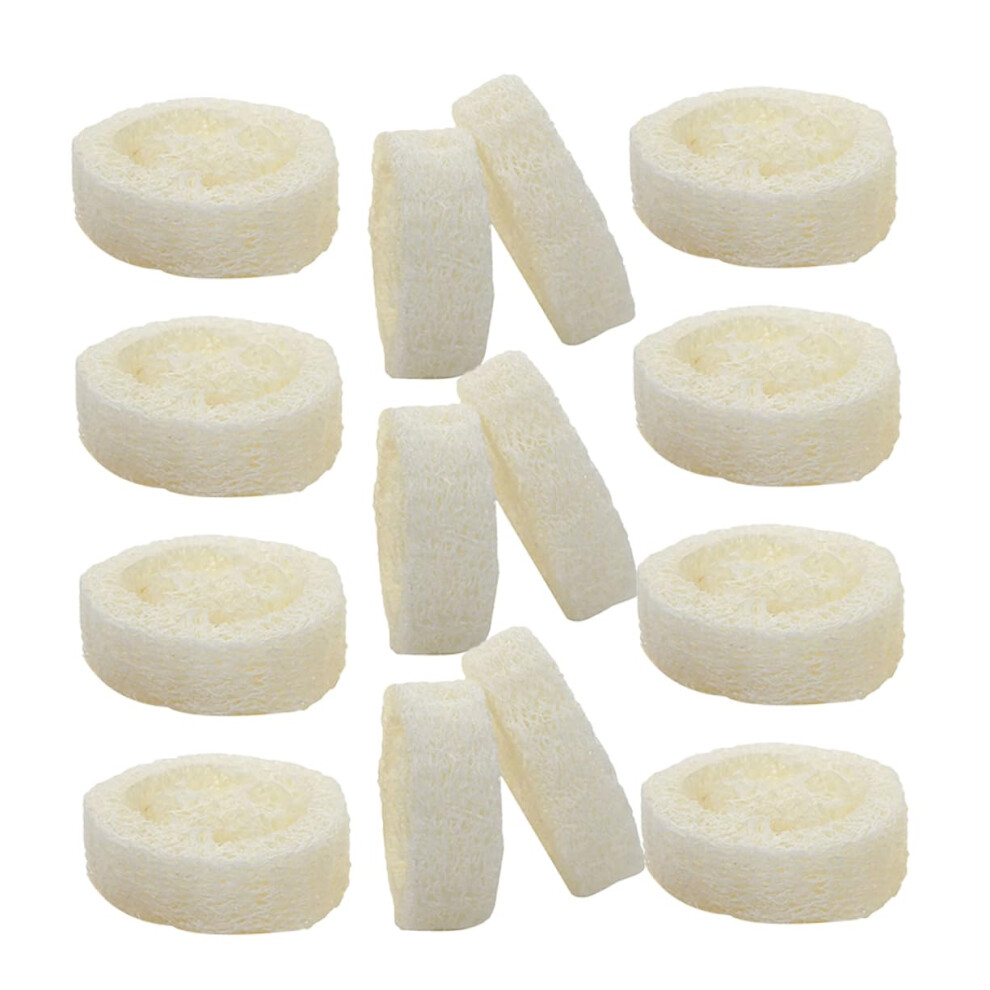 Loofah Soap Holder and Body Scrubber 2 in 1 Gentle Exfoliation SkinFriendly Travel Size 20pcs