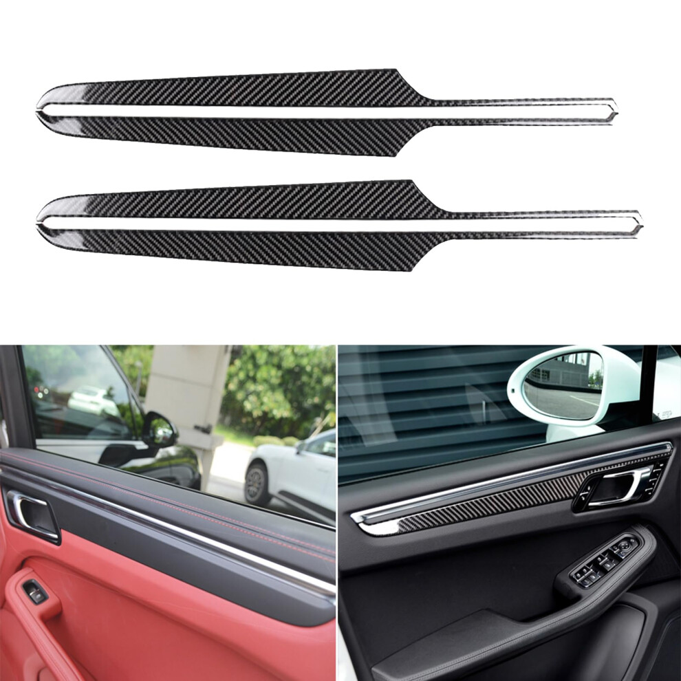 Interior Accessories Carbon Fiber Door Panel Cover For Porsche Macan 20142021 Scratchresistant 9169991690988