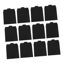12 Pcs Cardboard CD Sleeves for Disc Storage Black DVD Envelopes Dustproof Media Protection