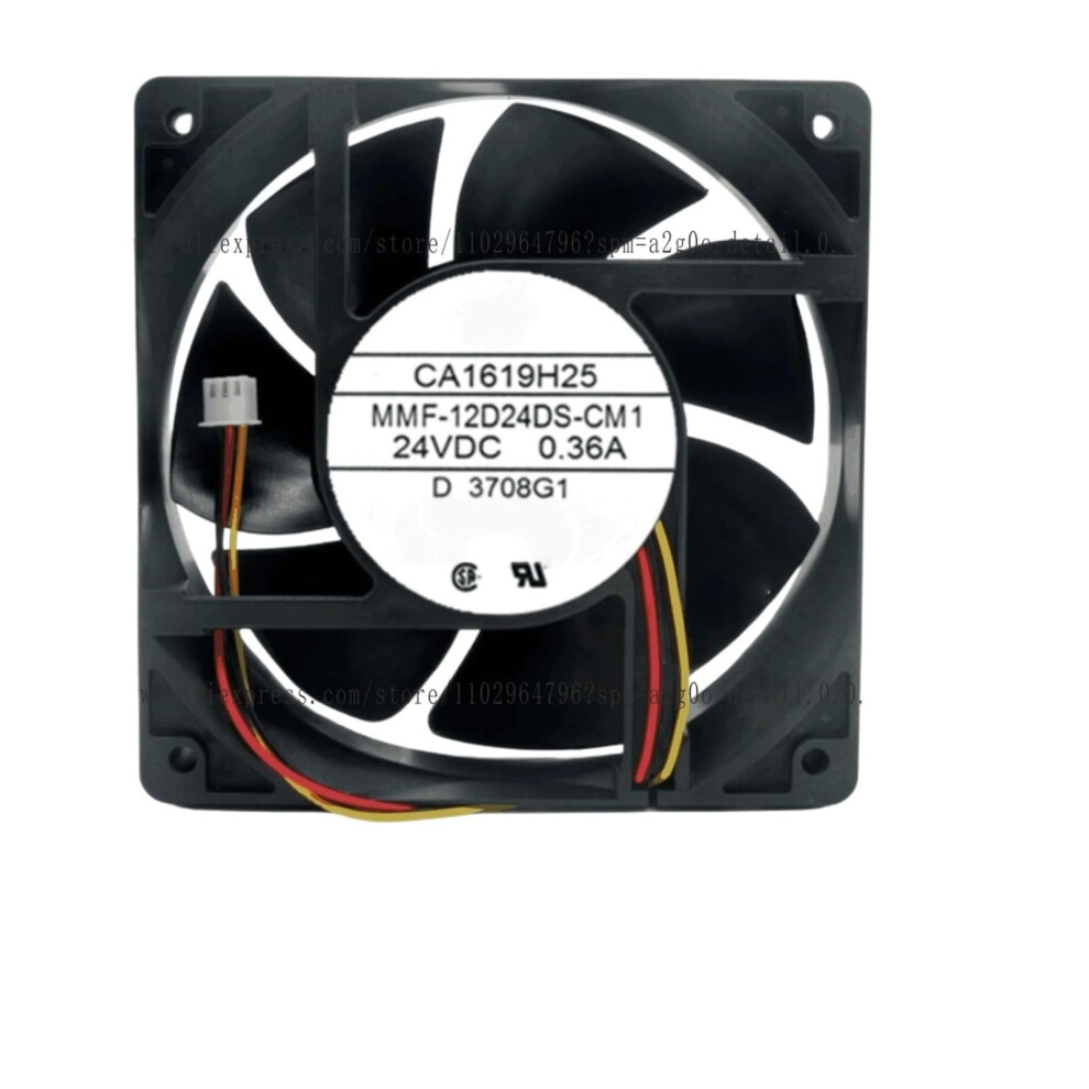 24V Dc Cooling Fan 120Mm For Frequency Converter Efficient Heat Dissipation Quiet Operation 9092120534962