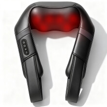 Neck Massager with Heat, Deep Tissue Shiatsu Back and Shoulder Massager for Pain Relief