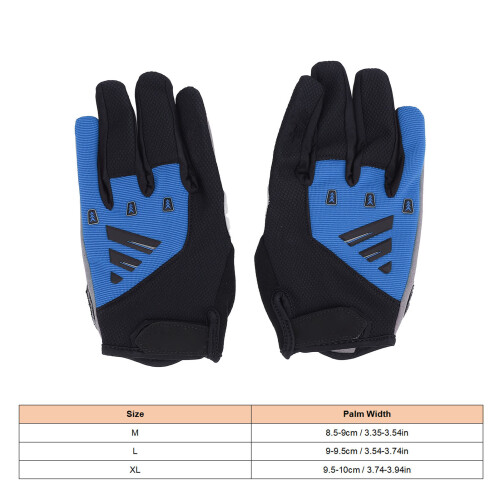Handschuhe Stoßdämpfend Touchscreen Vollfinger M 1