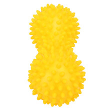 Yoga Massage Ball PVC Spiky Peanut for Full Body Muscle Relief and Deep Tissue Knot Release Yellow