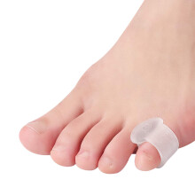 10 Pcs Gel Pinky Toe Separators for Overlapping Toes, Small Toe Straightener Bunion Relief