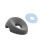 Face Down Massage Pillow with Memory Foam, Ergonomic Head Neck Support for Spa and Office, Grey 1