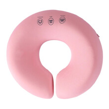 Face Down Massage Pillow with Memory Foam Comfort, Breathable Spa Face Cradle for Home and Travel, Pink