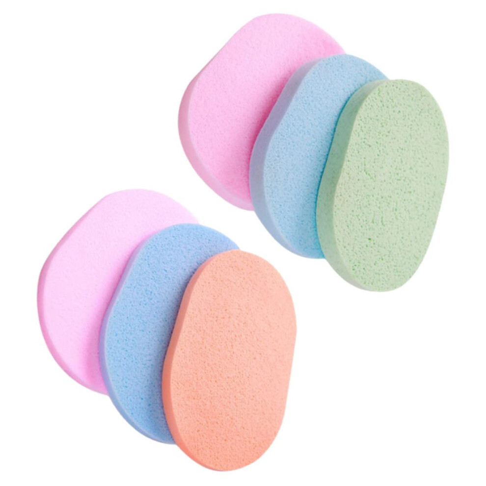 Facial Cleansing Sponge Set, Reusable Exfoliating Face Sponges for Gentle Skin Care and Travel Use
