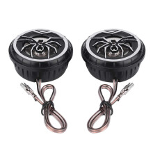 1 Pair Car Audio Speaker with Spider Pattern Design, Power Tweeter and Deep Bass Output