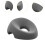 Face Down Massage Pillow with Memory Foam, Ergonomic Head Neck Support for Spa and Office, Grey 5