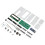 DS1302 DIY Digital Clock Kit 40mAh USB-C ABS 8