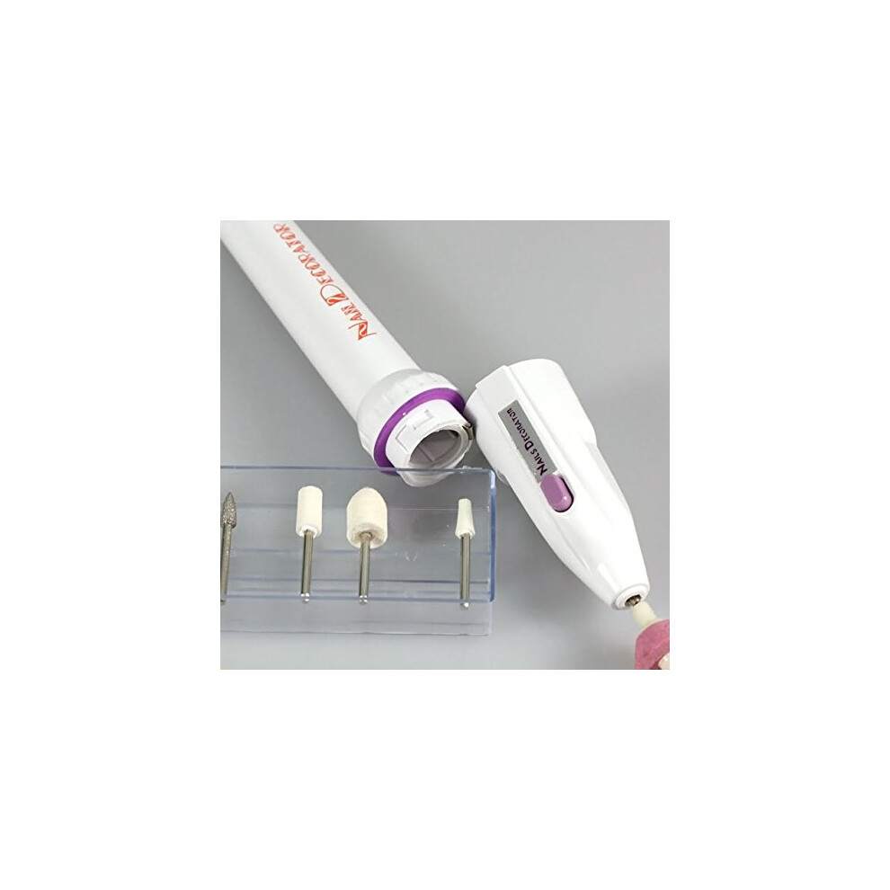 Cordless Electric Nail Drill Set for Manicure and Pedicure with Quiet Lightweight Handpiece