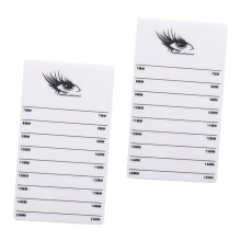2pcs Acrylic Lash Extension Display Boards Eyelash Organizer for Salon and Home Use