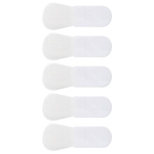 5pcs Mini Travel Blush Brush Set with Soft Dense Bristles for Flawless Makeup Application
