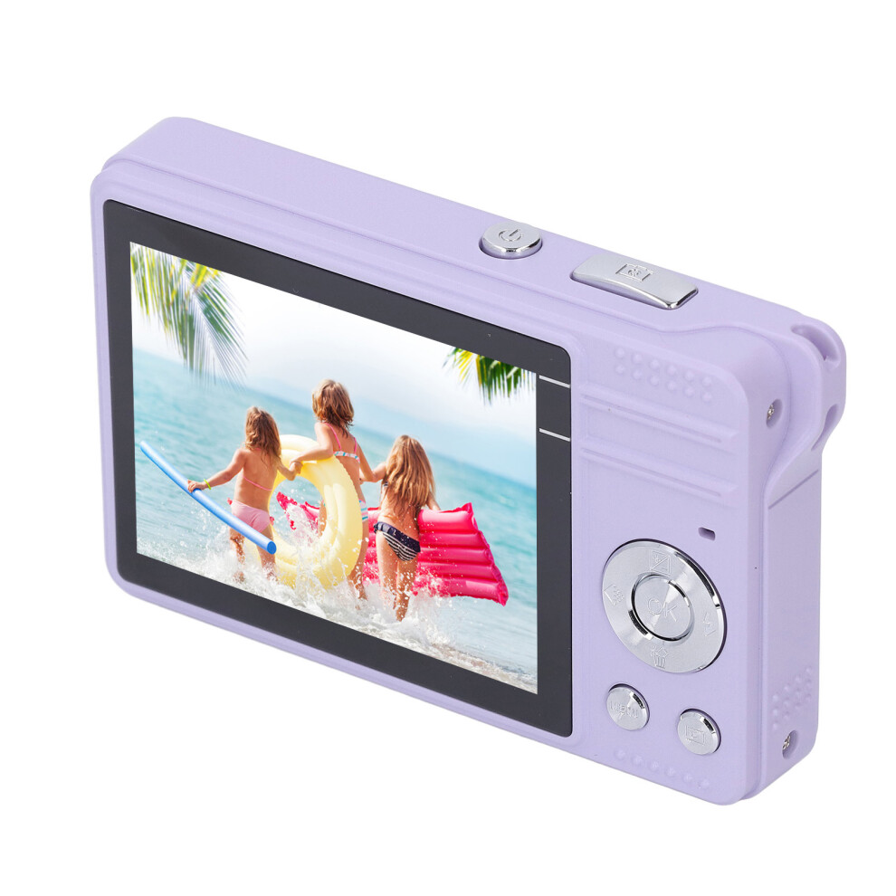 50Mp Digital Camera 1080P 2.8" Screen Autofocus, Stabilization, Purple 8451384743359