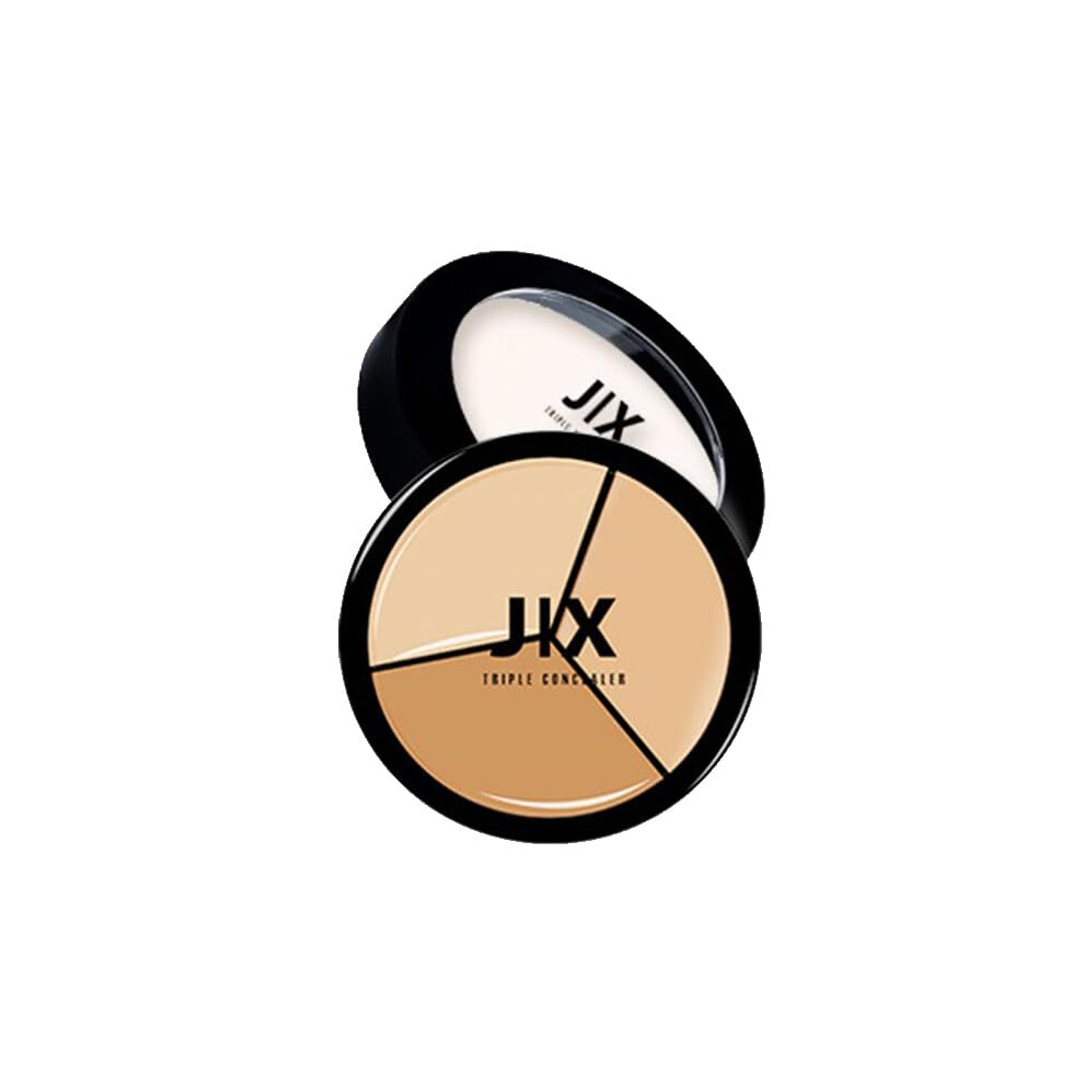 Concealer Palette Triple Shades Full Coverage Long Lasting Smudge Proof Cream for Flawless Skin