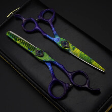 Professional Hair Cutting Scissors 6 Inch Stainless Steel Ergonomic Barber Shears for Salon Use