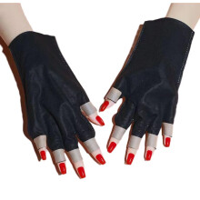 10 Pairs UV Protection Manicure Gloves UPF 50+ Open Fingertip Disposable for Gel Nails