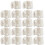18pcs Hot Roller Clips Plastic Hair Curler Claw for Small Medium Large Jumbo Rollers White 1