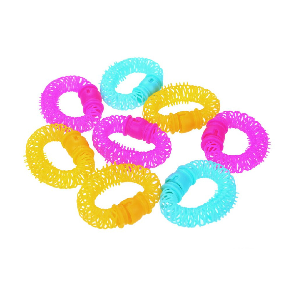 Hair Curlers Set No Heat Spiral Hair Rollers for Defined Curls Overnight Styling 8pcs