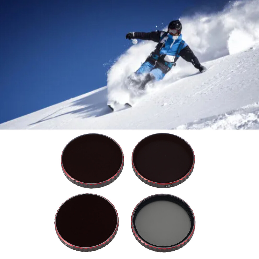 Nd Cpl Filter Set For Action 5Pro, Nd8+Nd16+Nd32, Aluminum Mount 8051384745027