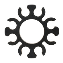 Hühnchenschenkel-Halter für 4 Paar | Gummierte Anti-Rutsch-Beschichtung, 36 mm Durchmesser
