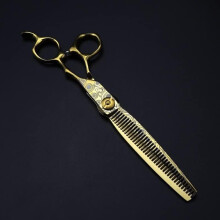 7 Inch Professional Hair Cutting Scissors with Ultra Sharp Blades and Ergonomic Handles for Salon and Home Use