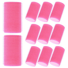 Hair Rollers Set 12pcs Soft Foam Sponge No Heat Curlers for Bangs and Natural Volume Styling