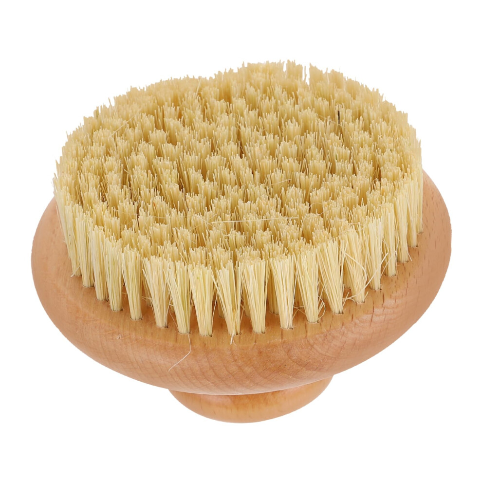 Body Scrubber with Handle for Shower, Soft Bristle Exfoliating Bath Brush for Gentle Dead Skin Removal