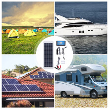 30W Polycrystalline Solar Panel Kit with 100A