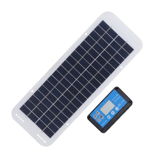 30W polykristallines Solarmodul-Set mit 100A Controller, 18V, Blau