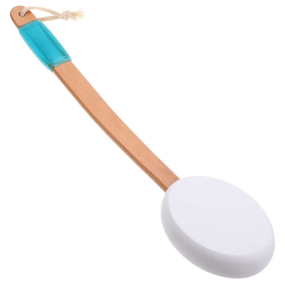 Back Lotion Applicator with Long Handle for Sunscreen and Self Tanner, Gentle Exfoliating Shower Brush