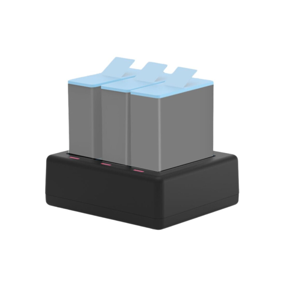 Triple Battery Fast Charger With Overcurrent Protection For Travel For Gopro Hero 13 9169991693460