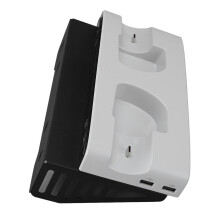 Dual Controller Charging Station Wall Mount with RGB Lights & USB Ports