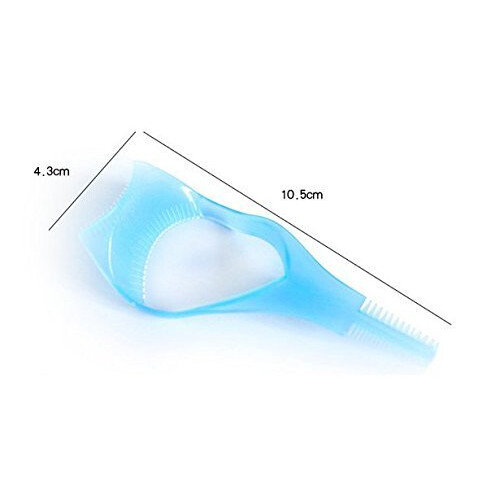 3 in 1 Mascara Applicator Tool with Eyelash Guide Comb for Smudge Upper and Lower Lashes 1