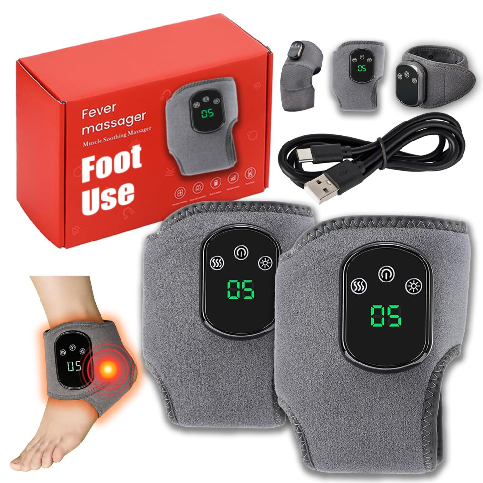 Cordless Heated Foot Massager with Heat Therapy, Adjustable Modes for Plantar Fasciitis Relief