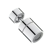 Dual-Mode-Wasserhahnbelüfter mit 720-Drehung Silver