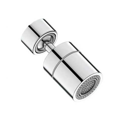 Dual-Mode-Wasserhahnbelüfter mit 720-Drehung Silver