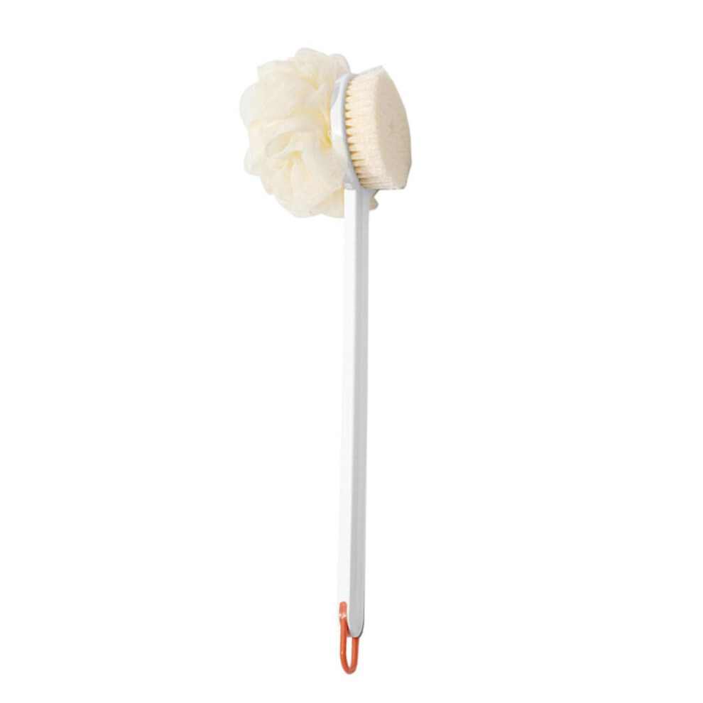 Bath Brush and Back Scrubber with Long Handle, Soft Bristles for Deep Cleaning and Gentle Exfoliation