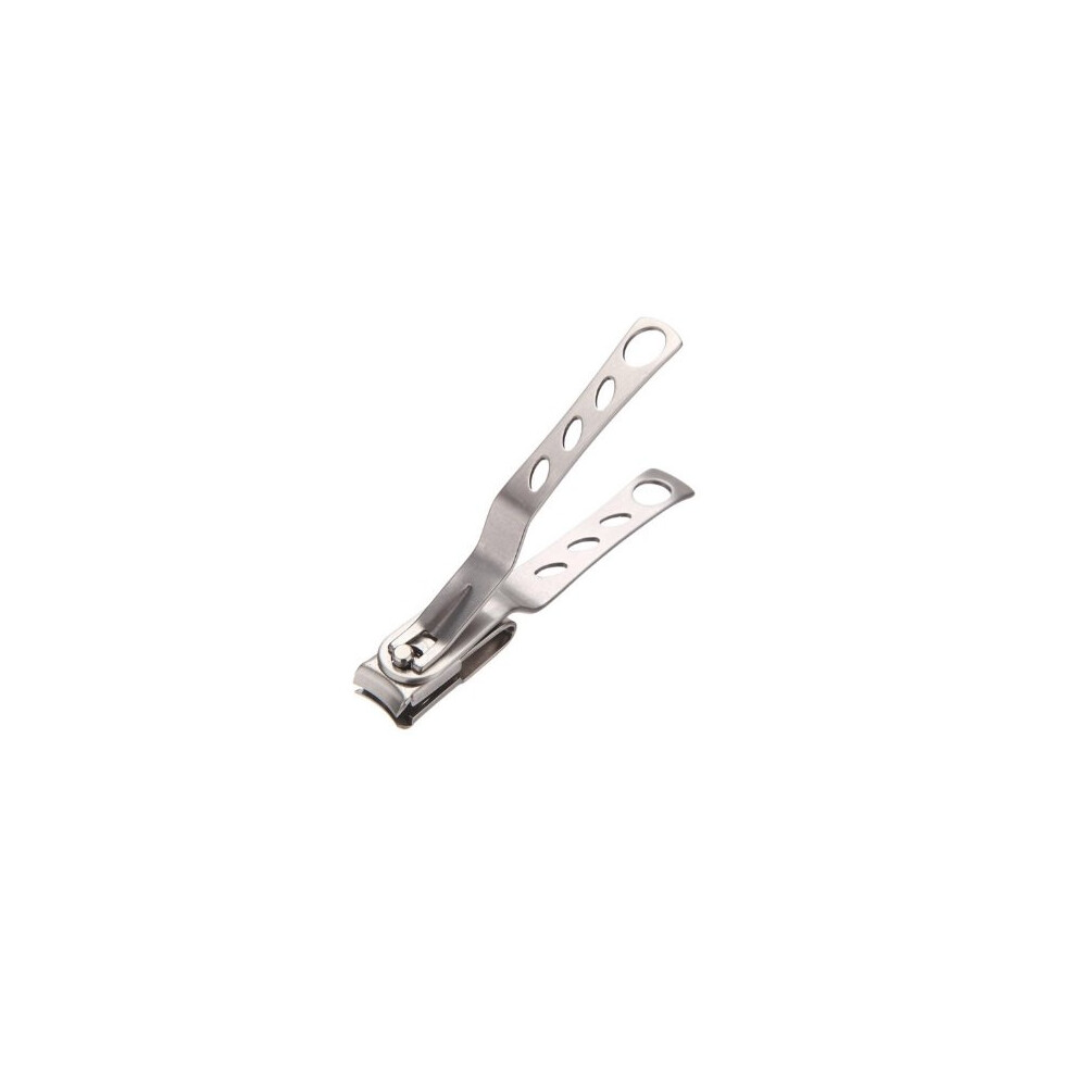 10cm Stainless Steel Nail Clipper with Long Handle Leverage, Precise Sharp Cutting, Travel Size