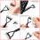 Eyelash Comb with Protective Cover, Precision Arc Lash Separator Brush for Clump Lashes, 3 Pcs 2