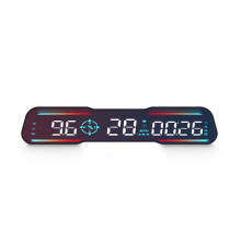 Universal Digital GPS Speedometer HUD Display with MPH/KMH, Overspeed Alert and Compass for All Vehicles