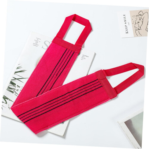 Back Scrubber for Shower DoubleSided Exfoliating Bath Towel with Pull Ropes for Deep Cleansing 1