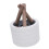 White Bonfire Shaped Diffuser 250ML Humidifier 12